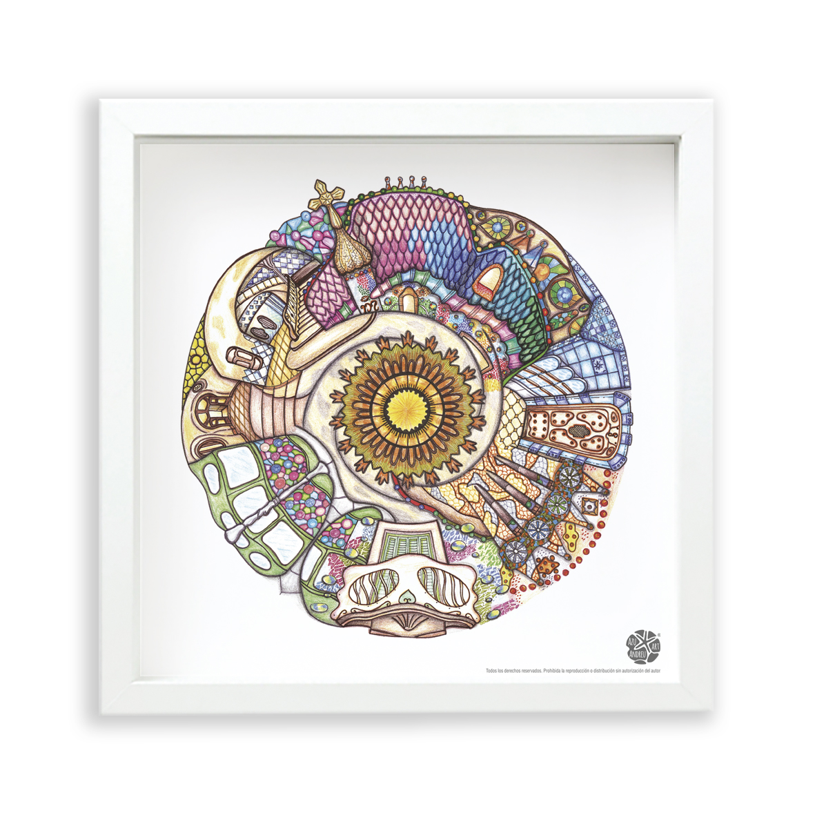 Cabinets and wall for tv in living room, Mockup white wall.